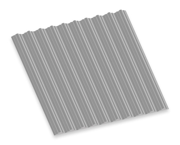 A simulation of the flexible carved wood panel. This panel has thin stripes with a almost triangular shape.